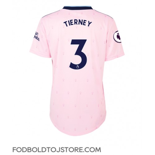 Arsenal Kieran Tierney #3 Tredjetrøje Dame 2022-23 Kortærmet
